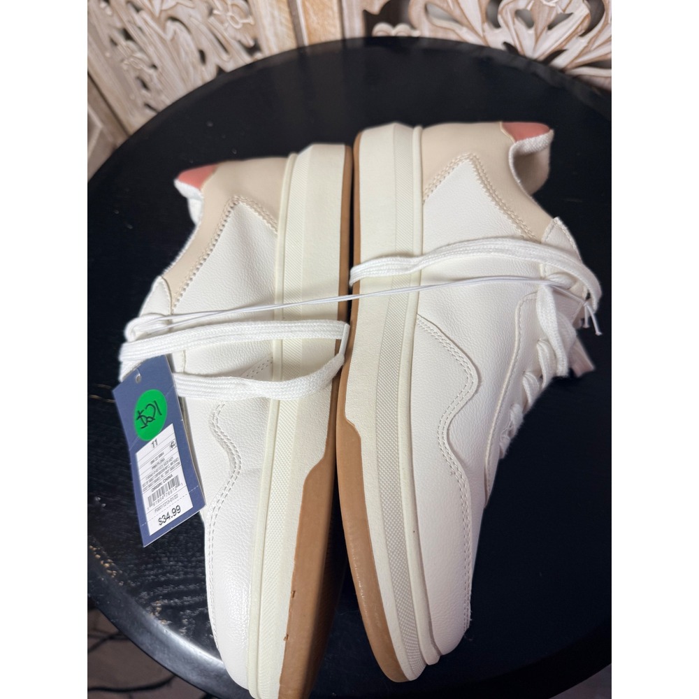 Universal Thread Womens Pink Flora Court Sneakers Cream Pink Size 11 NEW - Picture 4 of 7